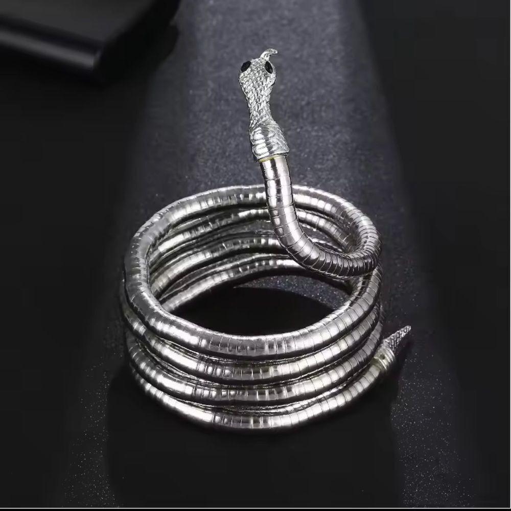Versatile Serpenti-Style Snake Jewelry-Necklace Bracelet in One - Picture 4 of 12